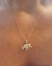 Load image into Gallery viewer, Elephant Charm &amp; Chain - 14K Yellow Gold