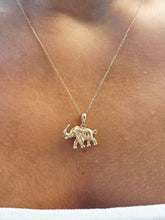Load image into Gallery viewer, Elephant Charm &amp; Chain - 14K Yellow Gold