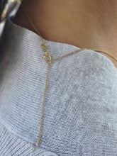 Load image into Gallery viewer, Green Tourmaline &amp; Diamond Pendant &amp; Chain - 14K Yellow Gold