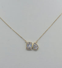 Load image into Gallery viewer, The Perfect Pair "Toi Et Moi" Necklace  - 14K Gold