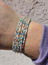 Load image into Gallery viewer, Coastline Seed Bead Bracelet