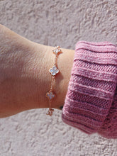 Load image into Gallery viewer, Mother of Pearl Clovers Bracelet - Our Whole Heart *Retired Style*