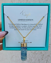 Load image into Gallery viewer, Limited Edition Blue Kyanite Druzy Necklace - TJazelle