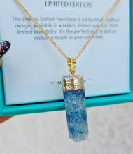 Load image into Gallery viewer, Limited Edition Blue Kyanite Druzy Necklace - TJazelle