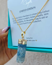 Load image into Gallery viewer, Limited Edition Blue Kyanite Druzy Necklace - TJazelle