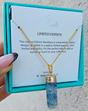 Load image into Gallery viewer, Limited Edition Blue Kyanite Druzy Necklace - TJazelle