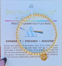 Load image into Gallery viewer, Gold-Filled 4mm Round Bead Wrap by Wind &amp; Fire