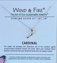 Load image into Gallery viewer, Cardinal Sterling Silver Dainty Necklace