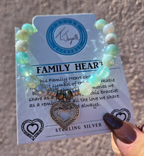 Load image into Gallery viewer, "Family Heart" Sterling Silver Charm - TJazelle