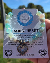 Load image into Gallery viewer, "Family Heart" Sterling Silver Charm - TJazelle