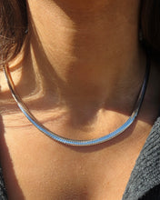 Load image into Gallery viewer, Sterling Silver Omega Necklace - 16”