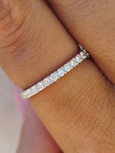 Load image into Gallery viewer, .24 11 stone diamond band - 14K Gold