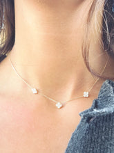 Load image into Gallery viewer, Diamond Three Clovers Necklace - 14K Yellow Gold