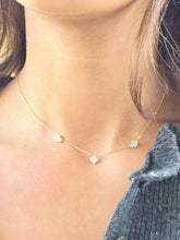 Load image into Gallery viewer, Diamond Three Clovers Necklace - 14K Yellow Gold