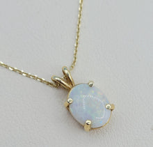 Load image into Gallery viewer, Opal necklace - 14K Gold
