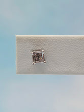 Load image into Gallery viewer, .18 Carat Illusion Diamond Stud Earrings - 14K White Gold