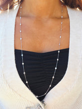 Load image into Gallery viewer, 32" CZ By the Yard Necklace - Sterling Silver
