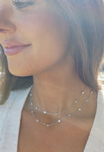 Load image into Gallery viewer, 32" CZ By the Yard Necklace - Sterling Silver