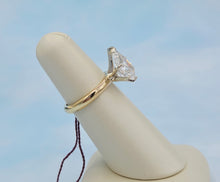 Load image into Gallery viewer, 3.09 Carat Pear Lab Diamond Engagement Ring - 14K Yellow Gold