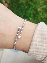 Load image into Gallery viewer, Bypass Diamond Bangle - 14K White Gold