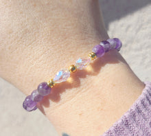 Load image into Gallery viewer, Ivy Amethyst Beaded Bracelet - Stash