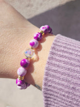 Load image into Gallery viewer, Bella on Rainflower Tie Dye Beaded Bracelet - Stash