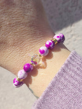 Load image into Gallery viewer, Bella on Rainflower Tie Dye Beaded Bracelet - Stash