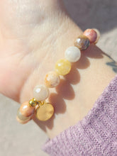 Load image into Gallery viewer, Bethaney on Mystic Flower Jade Beaded Bracelet - Stash