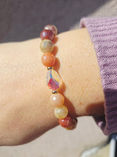 Load image into Gallery viewer, Bethaney on Mystic Flower Jade Beaded Bracelet - Stash