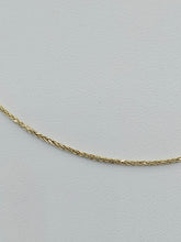 Load image into Gallery viewer, 18" Sparkly-Cut Wheat Chain - 14K Gold