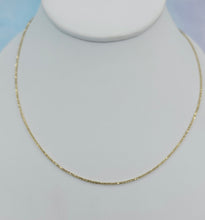 Load image into Gallery viewer, 18" Sparkly-Cut Wheat Chain - 14K Gold