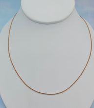 Load image into Gallery viewer, 20” Wheat Chain - 14K Rose Gold