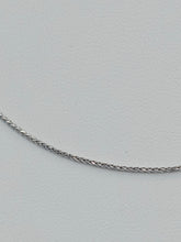 Load image into Gallery viewer, 16&quot; Sparkly Wheat Chain - 14K White Gold
