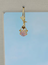Load image into Gallery viewer, Pink Opal Earrings - Estate