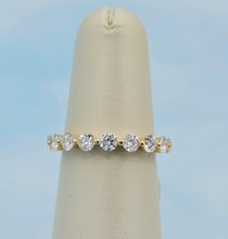 Load image into Gallery viewer, .99ct Diamond Anniversary Band Ring - 14K Yellow Gold