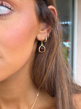 Load image into Gallery viewer, Colorado Topaz  - Mini Teardrop Gemstone Leverback Earrings