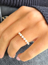 Load image into Gallery viewer, .99ct Diamond Anniversary Band Ring - 14K Yellow Gold