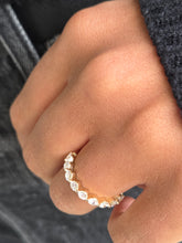 Load image into Gallery viewer, .99ct Diamond Anniversary Band Ring - 14K Yellow Gold