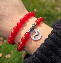 Load image into Gallery viewer, Red Agate Stacker - TJazelle Holiday Limited Edition
