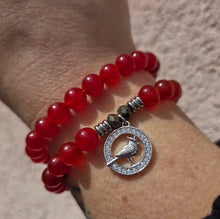 Load image into Gallery viewer, Red Agate Stacker - TJazelle Holiday Limited Edition