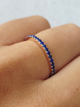 Load image into Gallery viewer, Stackable Lapis Ring - 14K Rose Gold