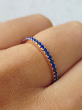 Load image into Gallery viewer, Stackable Lapis Ring - 14K Rose Gold