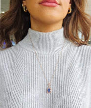 Load image into Gallery viewer, Rose Gold Infinity Tanzanite Necklace - 14K Rose Gold - Marie's Custom Design