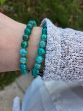 Load image into Gallery viewer, "Fortune" Green Fire Agate Stacker - TJazelle