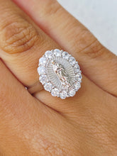 Load image into Gallery viewer, Mother Mary w/CZ Ring-Sterling Silver