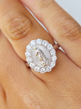Load image into Gallery viewer, Mother Mary w/CZ Ring-Sterling Silver