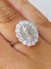 Load image into Gallery viewer, Mother Mary w/CZ Ring-Sterling Silver