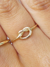 Load image into Gallery viewer, Love Knot Ring - 14K Yellow Gold