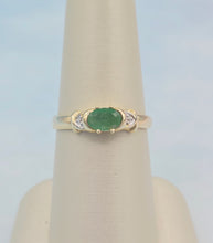 Load image into Gallery viewer, Emerald Estate Ring - 10k Yellow Gold - Estate