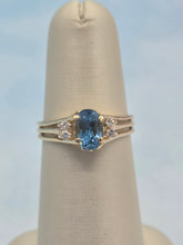 Load image into Gallery viewer, Blue Topaz Estate Ring - 10k Yellow Gold - Estate